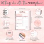 Pink ADHD Daily Planner