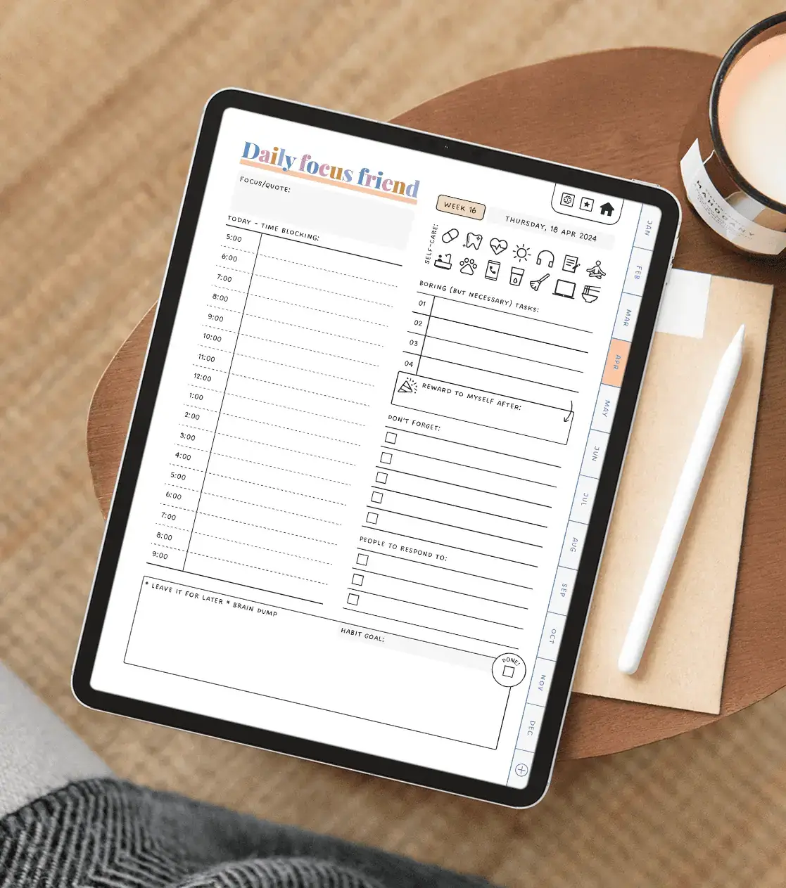 Printable vs Digital ADHD Planners