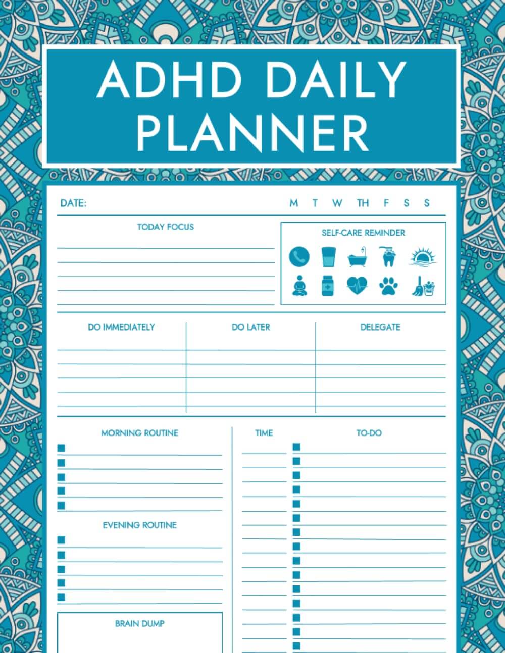 Why Printable Planners Work Well for ADHD